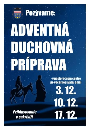 ADVENTNÁ DUCHOVNÁ PRÍPRAVA